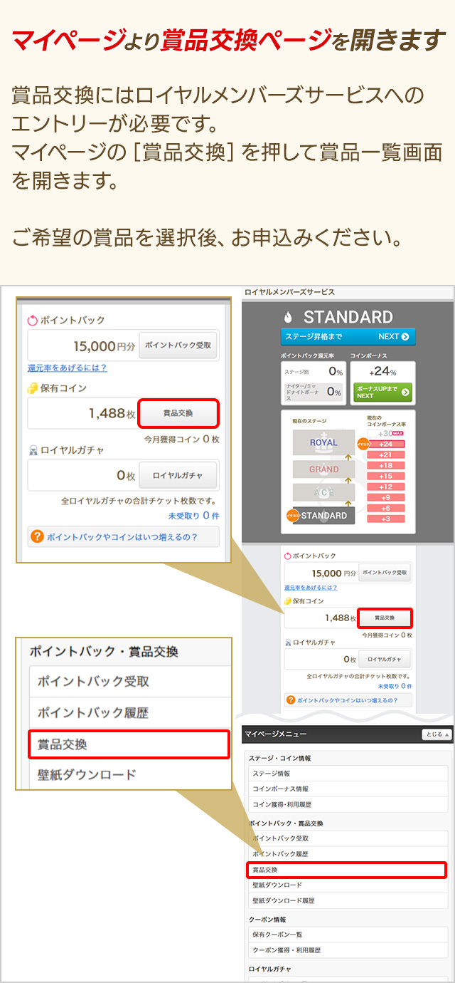 期間限定！貯まったコインでデルカポイント交換！ロイヤルメンバーズ