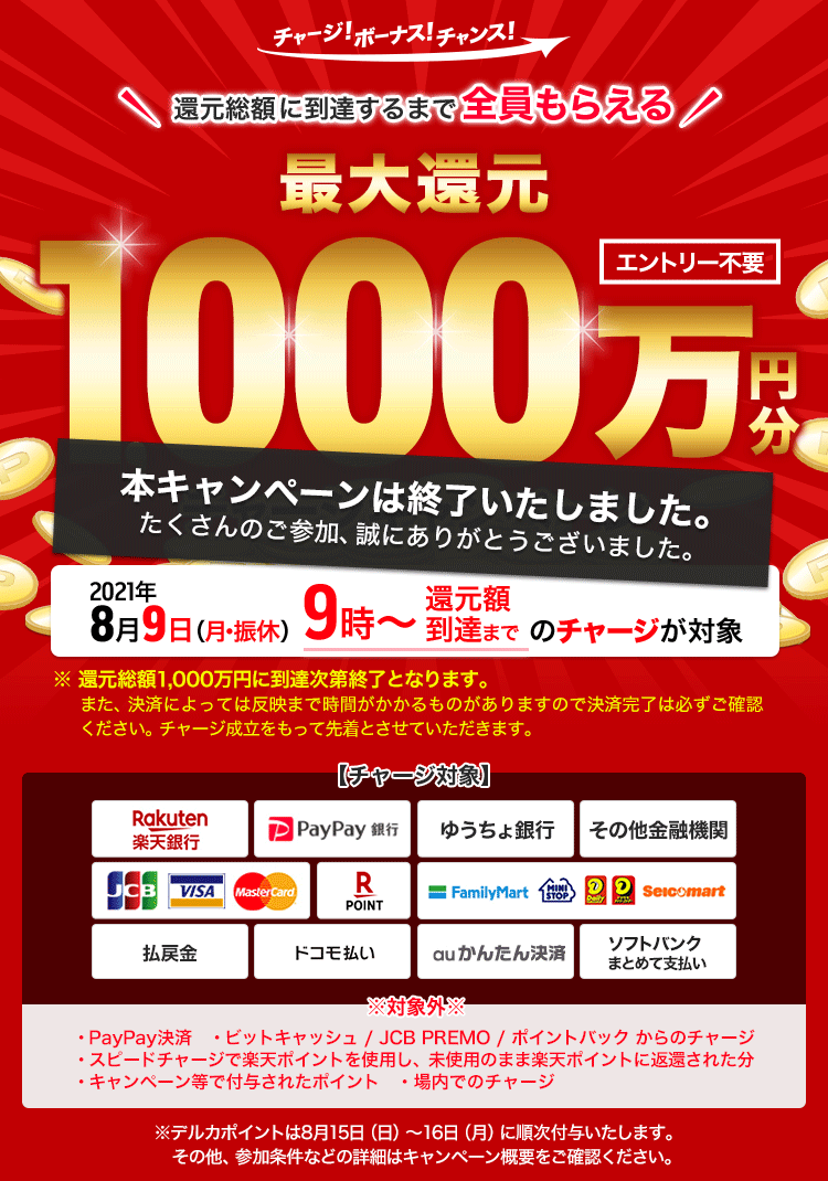 最大1,000万円分還元！チャージキャンペーン| 競輪投票は【Kドリームス】