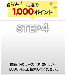 step4（楽天Kドリームスから競輪に投票する）